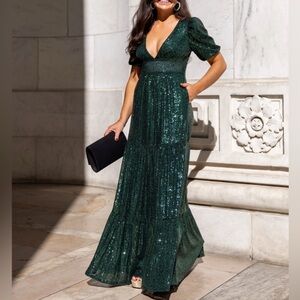 Sail to Sable, sequin Ava dress NWT